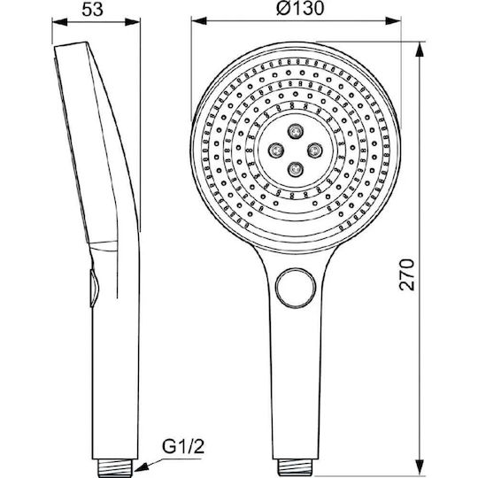 Ideal Standard Cap de Duș Portabil