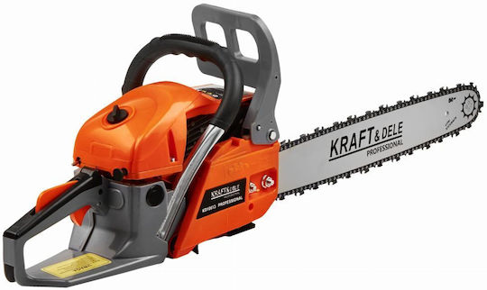 Kraft & Dele Αλυσοπρίονο Βενζίνης 5.7hp 7.4kg με Λάμα 40.64cm και Easy Start