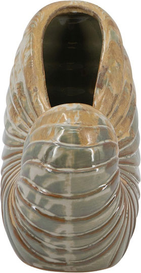 Artekko Vază Pentru Plante Ceramică Verde 22x11.5x21cm