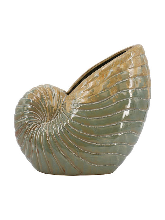 Artekko Κασπώ Κεραμικό Πράσινο 30.5x30.5x15.5εκ.