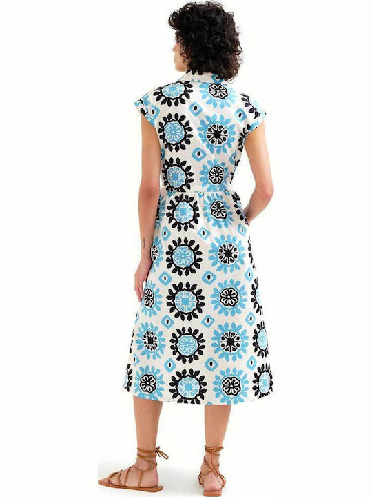 Summer Midi Shirt Dress