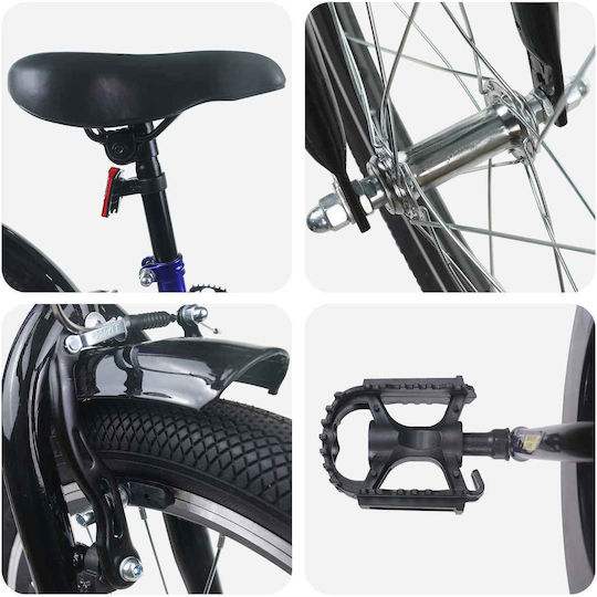vidaXL Bicicletă De Munte Pentru Copii Albastră 18"