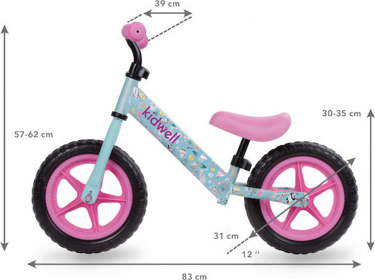 Kidwell Kinderlaufrad Rebel Funny Land Hellblau
