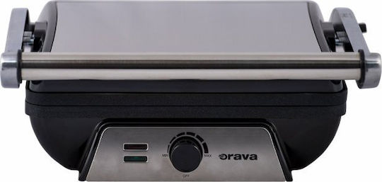 Orava Grillchef 4 Tabletop Electric Grill Grate 2000W with Adjustable Thermostat 33.8x33.2cm Lama+-00020247