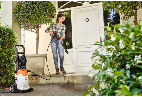 Stihl RE 100 Plus Control Mașină De Spălat Cu Presiune 2100W Cu Presiune 150bar Și Pompă Metalică