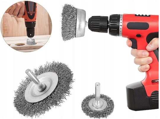 Set De Perii De Sârmă Pentru Burghie Verke V05261 6 Bucăți