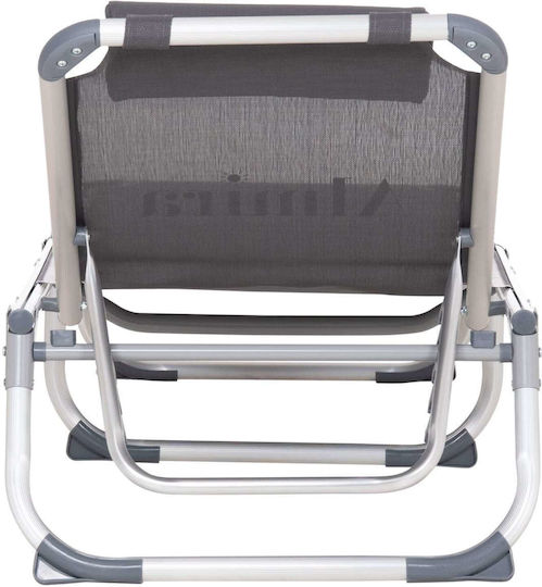 Gray Aluminum Beach Sunbed