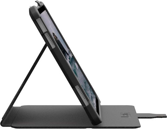 UAG Metropolis Tact Armr Flip Cover Durable Black (Apple iPad 10.9 2022 10th Gen/ iPad 11 A16 2025 11th)