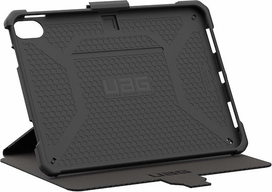 UAG Metropolis Tact Armr Flip Cover Durable Black (Apple iPad 10.9 2022 10th Gen/ iPad 11 A16 2025 11th)