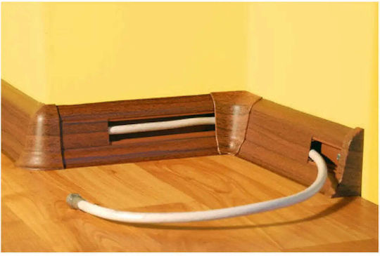 Inner Corner Pvc Doellken Slk50 Ash Stockholm Baseboard