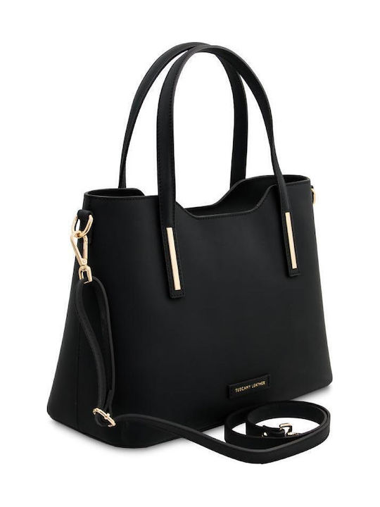 Olimpia Leather Women's Tote Handbag Black