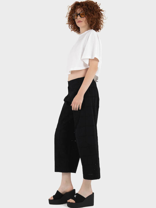 Дамска Crop Тениска Бяла