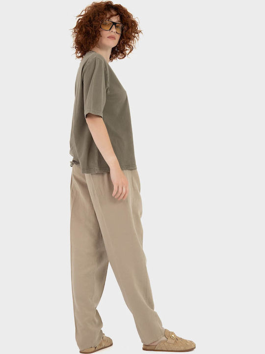 Tricou Damă Taupe