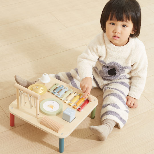 Viga Toys Τραπεζάκι Δραστηριοτήτων από Ξύλο με Μουσική και Ήχους