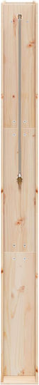 vidaXL Pool Shower 226x137x23 cm Brown