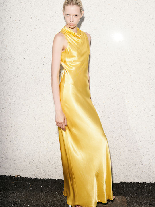 Summer Dress for Wedding - Christening Yellow