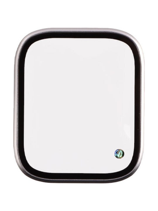 Volte-tel Tempered Glass Apple Watch 7 8 9 45mm 3d Curved Aluminium 1.9'' 0.30mm Full Cover & Installation Tool Silver 5205308417023