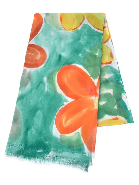 Ble Resort Collection Γυναικείο Φουλάρι Κίτρινο