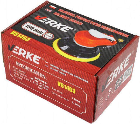 Șlefuitor Pneumatic Verke V81403 Excentric 150 Mm