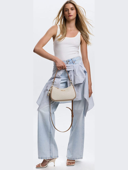 Coelia Damen Schultertasche Weiß