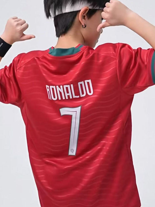 King Детски Комплект Футбол Ronaldo Mundial 2026 Национален Отбор На Португалия Home