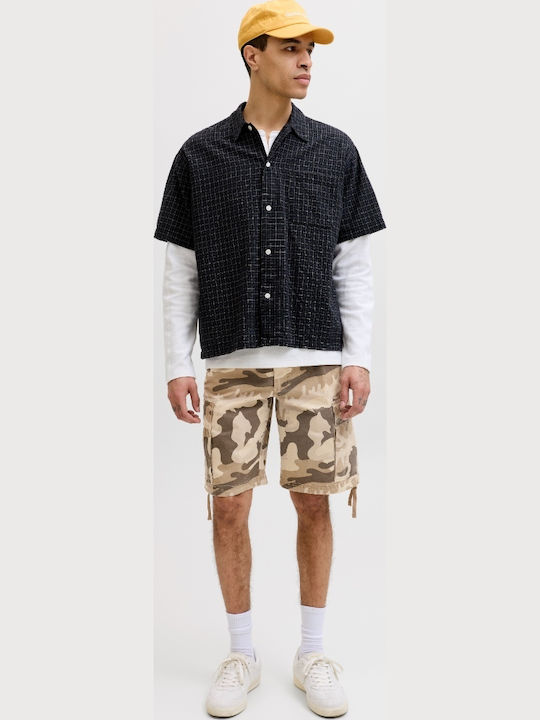 Herren Shorts Cargo Beige