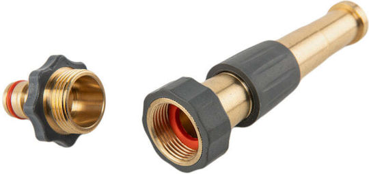 Adjustable Brass Nozzle 3/4" Tap Connection Gz 3/4" 10cm Brass Soft