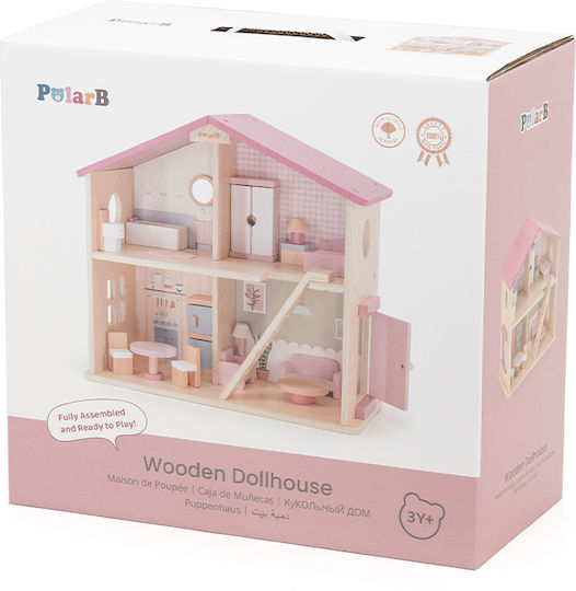 Viga Toys Wooden Dollhouse