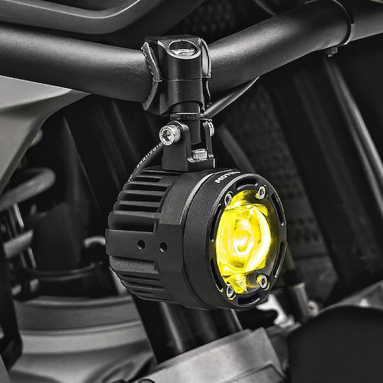 Motowolf Προβολάκια Μοτοσυκλέτας Led 70w 6000k-3000k Mdl5006 Διακόπτη Μαύρο