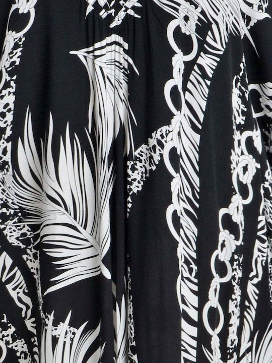 Mat Fashion Καφτάνι Παραλίας Μαύρο