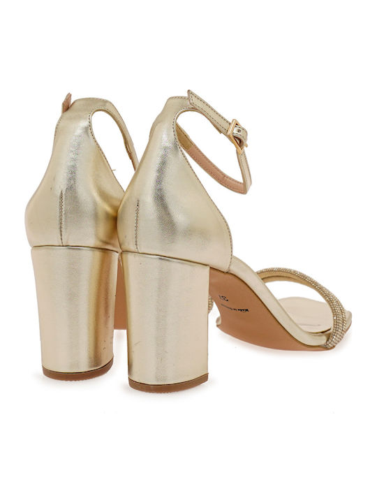Damen Sandalen Gold