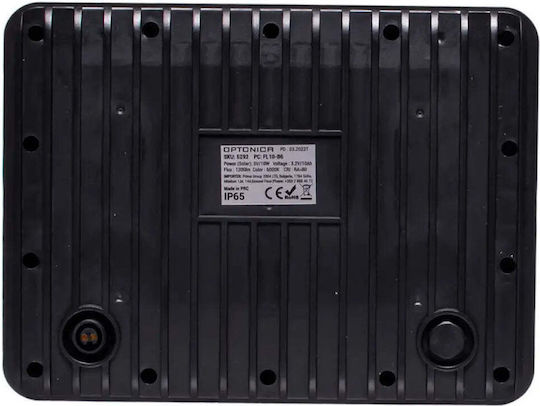 Metanor Αδιάβροχος Слънчев LED Προβολέας 10W Студено бяло 6000К με Τηλεχειριστήριο IP65