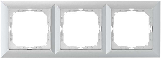 Triple Frame Pearl Silver