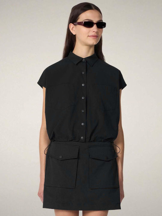 Short Sleeve Women's Shirt Black