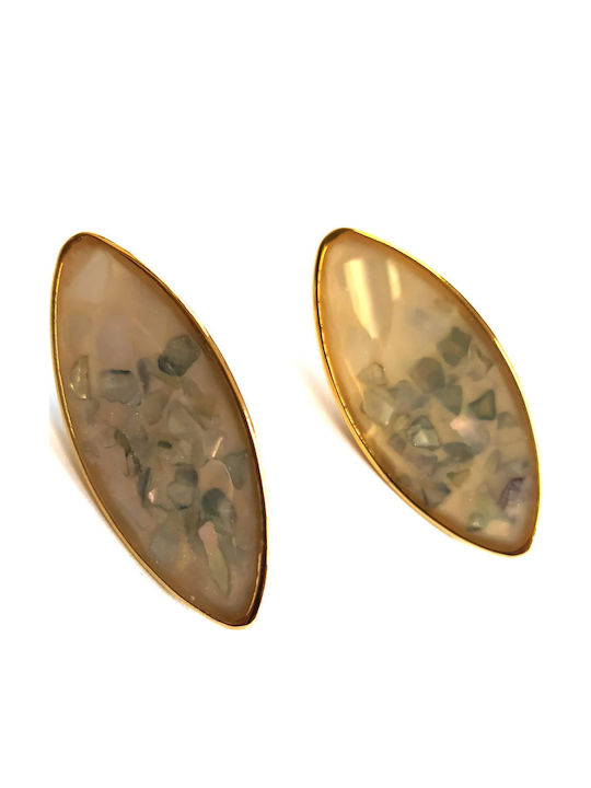 Amalfi Accessories Σκουλαρίκια Κρεμαστά από Ατσάλι