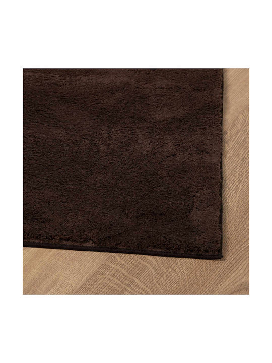 vidaXL Huarte Αντιολισθητικό Χαλί Ορθογώνιο Καφέ 300x80cm
