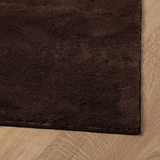 vidaXL vidaXL Wohnzimmer Teppich Rechteckig Braun 300x80cm