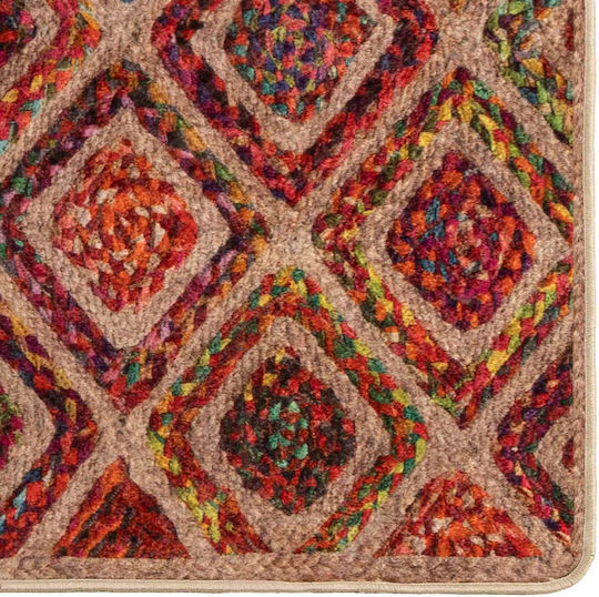 vidaXL Marsa Covor Antiderapant Coridor Multicolor 50x250cm