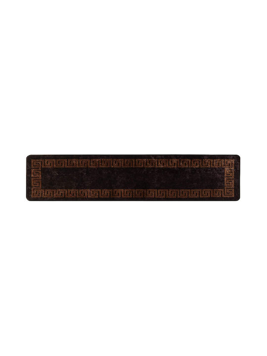 vidaXL Marsa Non-Slip Black Runner Rug 50x450cm