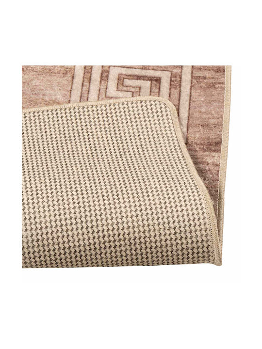 vidaXL Marsa Rutschfestes Rechteckiges Wohnzimmer Teppich Weiß 80x100cm