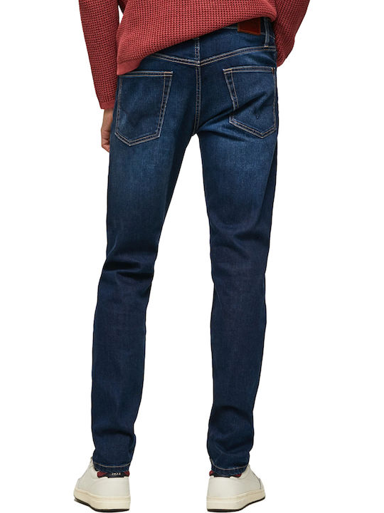 Pepe Jeans Hatch Ανδρικό Παντελόνι Τζιν Ελαστικό Slim Fit Μπλε