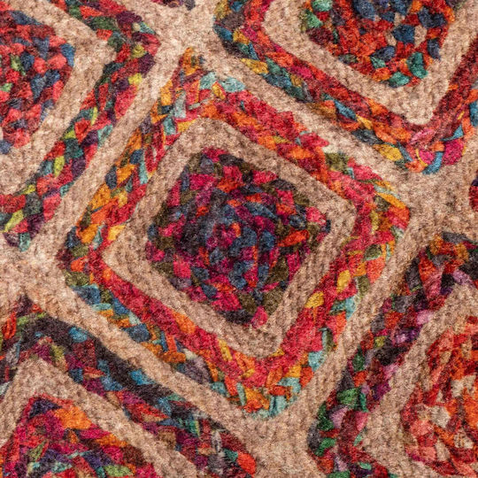vidaXL Marsa Rutschfest Teppich Flur Mehrfarbig 50x350cm