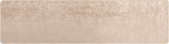 vidaXL Marsa Rutschfestes Flur Teppich Beige 80x400cm