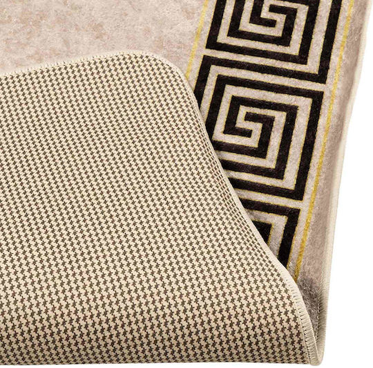 vidaXL Marsa Non-Slip Rectangular Black Rug 50x100cm