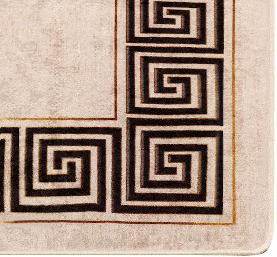 vidaXL Marsa Non-Slip Rectangular Black Rug 50x100cm