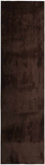vidaXL vidaXL Non-slip Rectangular Brown Living Room Rug 400x80cm