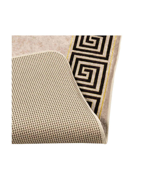 vidaXL Marsa Non-Slip Rectangular Black Rug 100x350cm