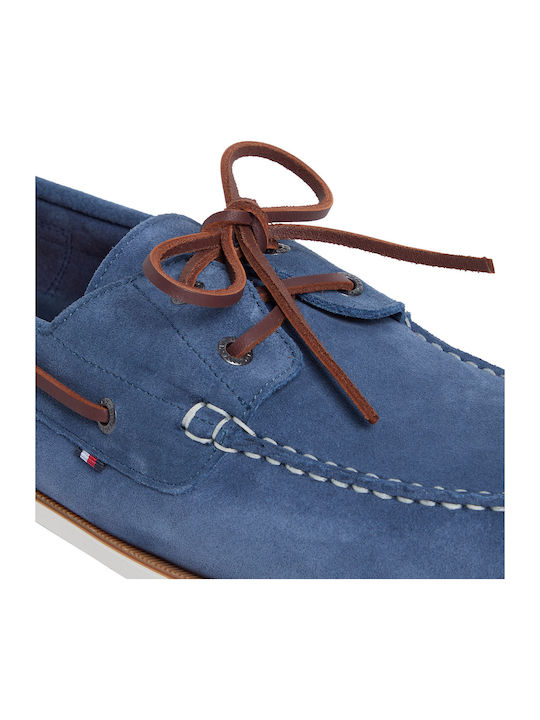 Suede Herren Bootsschuhe in Blau Farbe