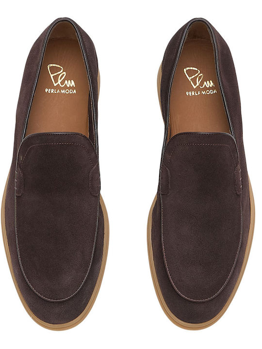 Leather Men's Loafers in Brown Colour