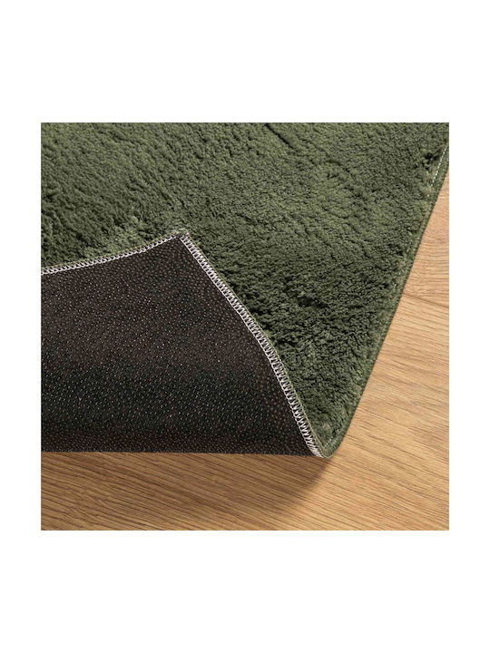vidaXL Teppich Rutschfest 1000x80cm Waldgrün